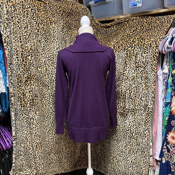 EUC*Cable & Gauge*Cowl neck light sweater - Picture 3 of 4